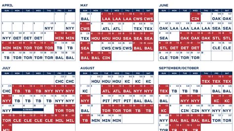 Boston Red Sox Schedule 2024 Printable - Dasie Rosanne