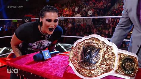 Rhea Ripley Presented With WWE Women's World Championship - Wrestling ...