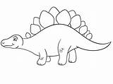 Happy Stegosaurus Coloring Page  Free Printable Pages For Kids sketch template