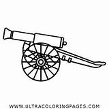 Coloring Cannon Drawing Pages Flag Civil War Rebel Rim Pacific  sketch template