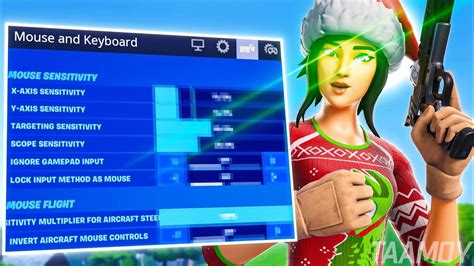 THE *BEST* Keyboard + Mouse Settings + DPI + Binds + Sensitivity (PC FORTNITE Chapter 2) - YouTube