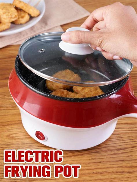 electric frying pot หม้อไฟฟ้าอเนกประสงค์ เคลือบ Non-stick ทำให้อาหารไม่ติดภาชนะ เหมาะสำหรับทุก ...