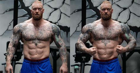 Hafthor Bjornsson Unveils His Shredded And Lean 342lb Physique Ahead Of ...