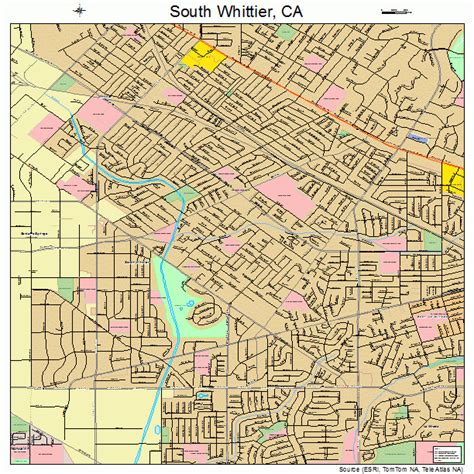 South Whittier California Street Map 0673430