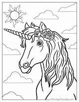 74 Unicorn Coloring Pages Free PDF Printables sketch template