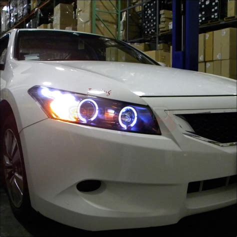 Spec-D Projector Headlights Honda Accord Coupe [Dual LED Halo] (08-12) – Redline360 | Honda ...