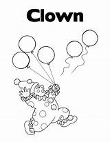 Free Printable Clown Coloring Pages For Kids sketch template