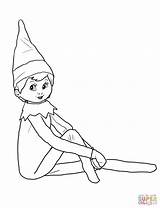 Printable Girl Elf On The Shelf Coloring Pages  Home sketch template
