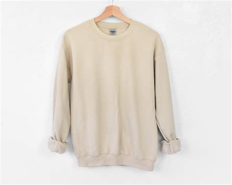 GILDAN CREWNECK SWEATSHIRT | SAND – Loopty Loo Designs