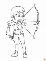 Free Archery Coloring Pages Printable For Kids And Adults sketch template