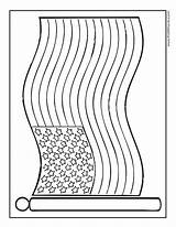 Easy American Flag Coloring Page Pages sketch template