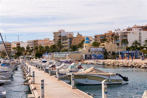 GARRUCHA, SPAIN - JANUARY 23, 2019 Luxury Boats in Marina Bay Garrucha ...