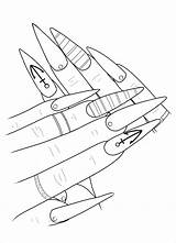 Nail Coloring Pages  ColoringBay sketch template