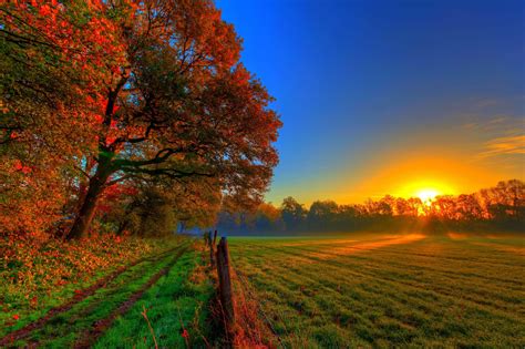 Autumn Sunset Wallpapers - Wallpaper Cave