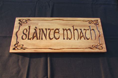 Slàinte Mhathgaelic Good Healthgaelic Drinking Toast - Etsy | Drinking toasts, Celtic decor, Slainte