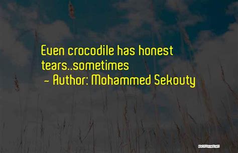 Top 11 Quotes & Sayings About Crocodile Tears