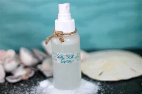 DIY Sea Salt Spray for Hair