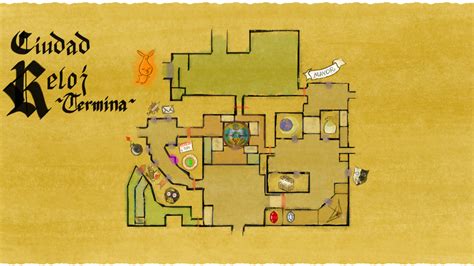 Clock Town Map by Honokawa on DeviantArt