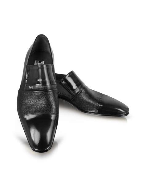 Moreschi Lugano - Black Leather Loafer in Black for Men | Lyst