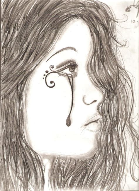 Girl Crying by Favole13 on DeviantArt