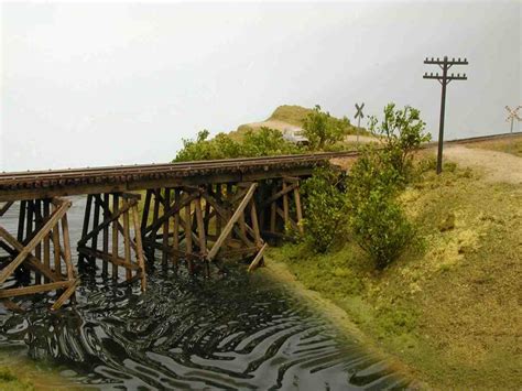 HO scale Trestle Bridge | HO Scale Train Tables | Pinterest | Train ...