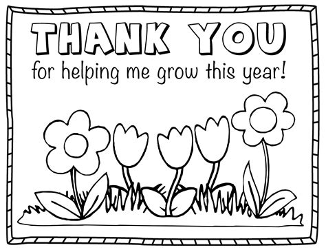 Free Printable Teacher Appreciation Cards To Color - Free Printable