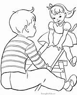 Child Coloring  Home sketch template