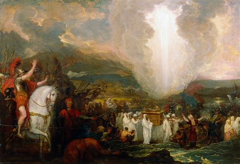 File:Benjamin West - Joshua passing the River Jordan with the Ark of the Covenant - Google Art ...