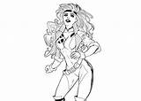 Marvel Rogue Coloring Pages Sketch Page sketch template