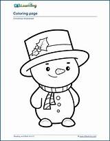 Christmas Coloring  K5 Learning sketch template