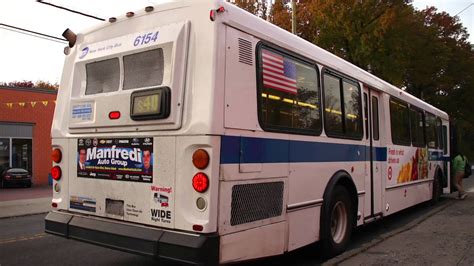 MTA New York City Bus 1999 Orion V 6154 On The S40 @ Forest & South Avenues - YouTube