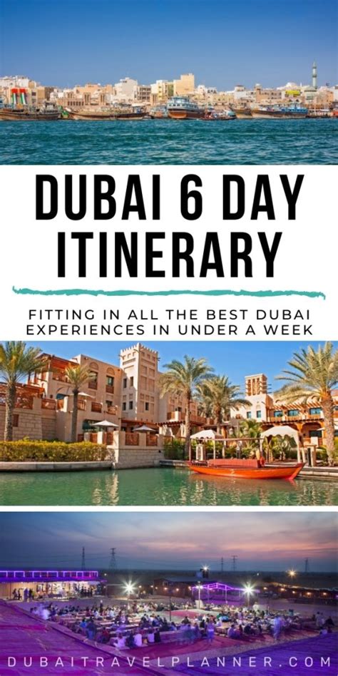 Dubai in 6 Days - Your Complete Day-by-Day Itinerary for Dubai - Dubai ...