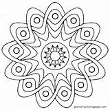 Easy Mandala Drawing At GetDrawings  Free Download sketch template