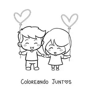 45 Dibujos de Parejas para Colorear ¡Gratis! | Coloreando Juntos