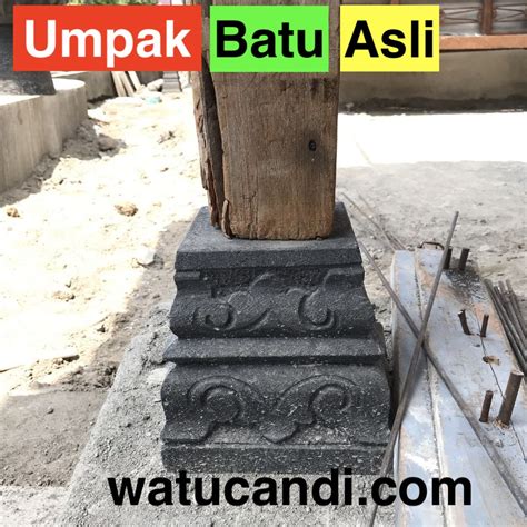 Umpak Batu Asli.