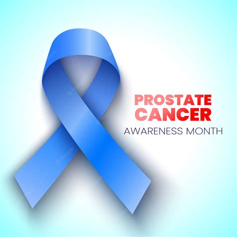 Premium Vector | Blue ribbon. prostate cancer awareness month poster. illustration.