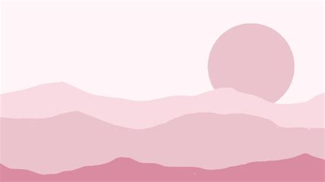 Design online this Aesthetic Watercolor Pink Landscape Discord Banner template