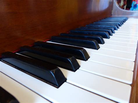 Piano Keys Closeup Free Stock Photo - Public Domain Pictures