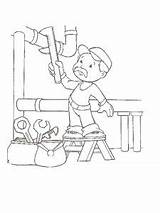 Plumber coloring Pages sketch template