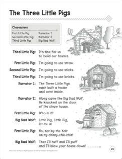 The Three Little Pigs: A Beginning Reader Play Role Play Scripts, Play ...