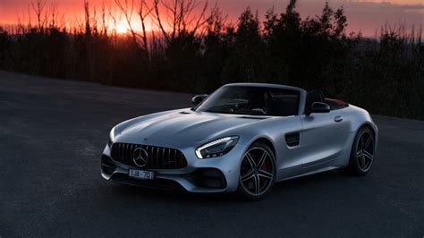 Mercedes AMG GT C Roadster 2018 4K 4 Wallpaper - HD Car Wallpapers #9366