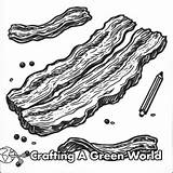 Bacon Coloring Pages  Free & Printable sketch template