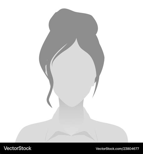 Person gray photo placeholder girl material design