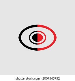 Vector Black Red Eye Background Flat Stock Vector (Royalty Free ...