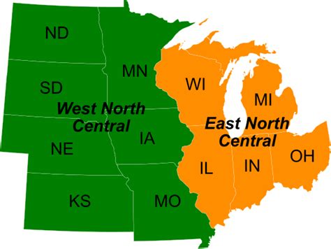 Stati Uniti del Midwest - Midwestern United States - xcv.wiki