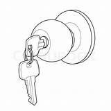 Door Knob Coloring Pages sketch template