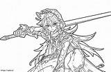 レイザー原神 ぬりえ  塗り絵 sketch template