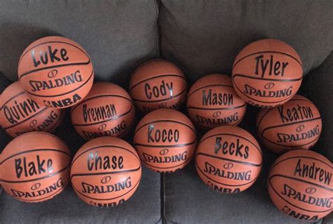 Personalized Basketballs With Name or Logo Regulation or Mini - Etsy