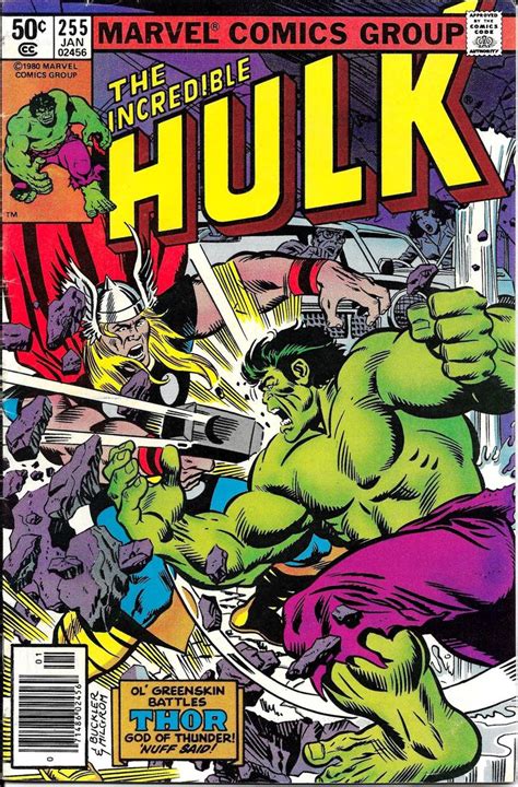 #vintage #etsy shop: Incredible Hulk #255 Hulk Vs Thor in a Classic ...