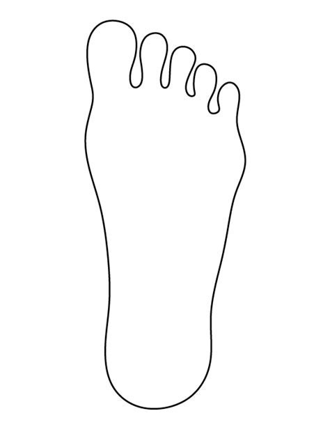 Printable Foot Template